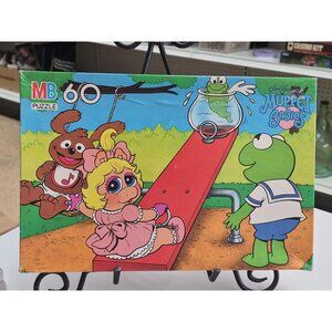 Vintage MB Muppet Babies Puzzle Ages 4-8 60 Pieces 11x16 Inches Colorful Kids To